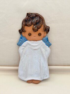 Angel Art Pottery Wall Hanging